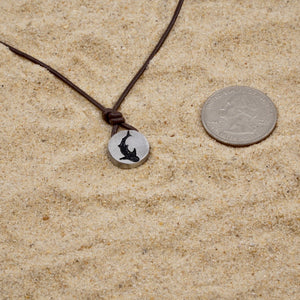 Shark Necklace Surfer Jewelry Design by Zulasurfing