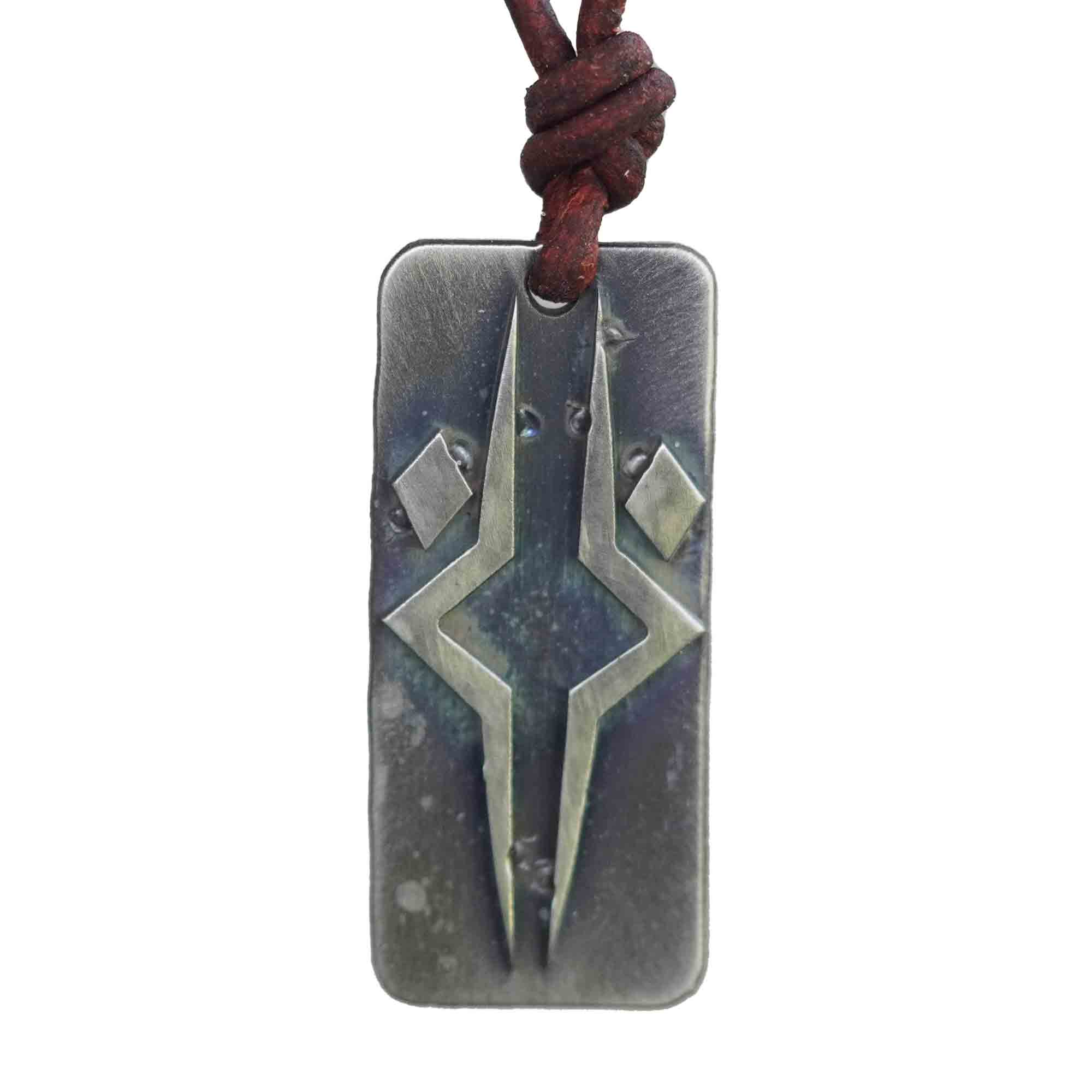 Ashoka Tano necklace Fulcrum Star Wars Fan art pendant Stainless steel Hnamde in USA