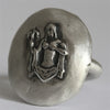 Virgo zodiac ring, handmade sterling silver