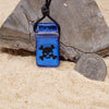 skull jewelry glass pendant