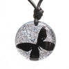 Beautiful Butterfly Dichroic Glass Pendant Silver Necklace - Zulasurfing Jewelry
 - 2