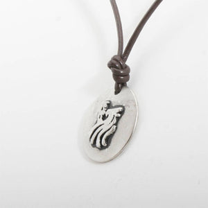 Surfer Necklace with Pewter Wave Art North Shore Pendant - Zulasurfing Jewelry
 - 3