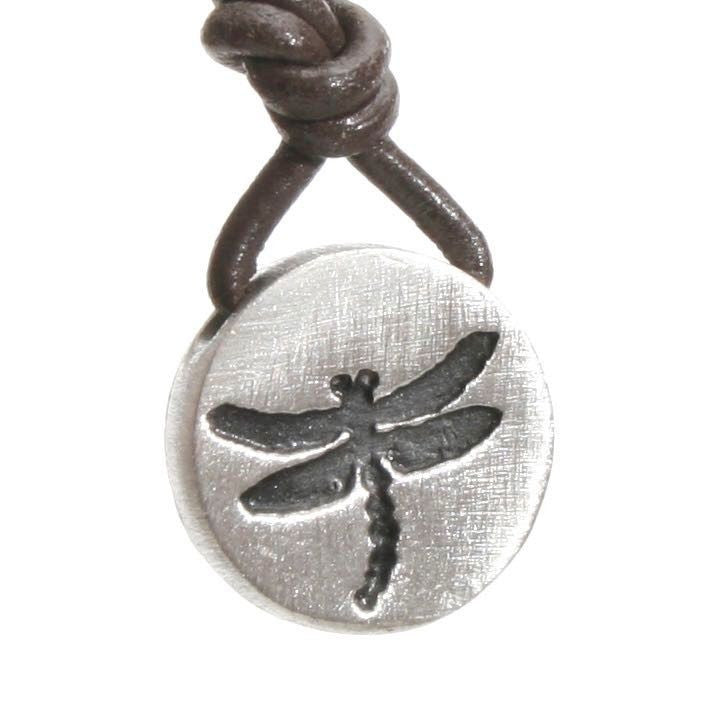 New Dragonfly Pendant Dragonflies pewter necklace Charm - Zulasurfing Jewelry
 - 1