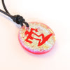 Surfer Necklace with Hawaiian Petroglyph Glass Art Pendant - Zulasurfing Jewelry
 - 3