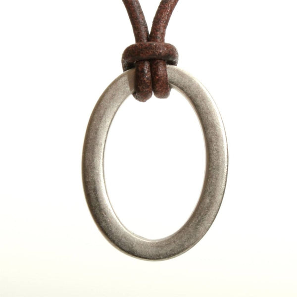 Surfer Necklace with stainless steel ring Pendant - Zulasurfing Jewelry
 - 2