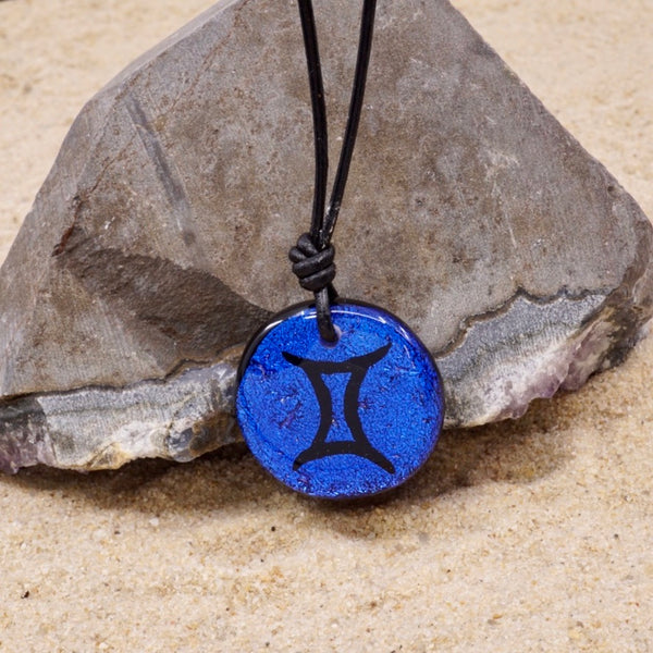 gemini zodiac pendant