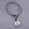 Gemini zodiac necklace
