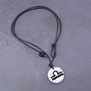 libra zodiac pendant