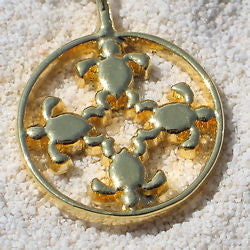 Hawaiian Turtles Pendant necklace - Zulasurfing Jewelry
