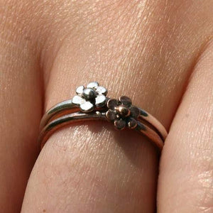 925 Sterling Silver Single Daisy Ring - Zulasurfing Jewelry
 - 3