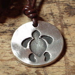 Hawaiian Sea Turtle Turtles Pendant - Zulasurfing Jewelry
