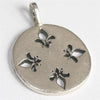 925 Sterling Silver Fleur de lis Pendant - Zulasurfing Jewelry
 - 1
