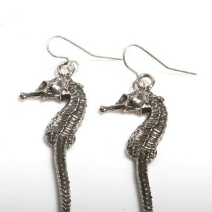 Seahorse Earrings 925 Sterling Silver - Zulasurfing Jewelry
 - 2