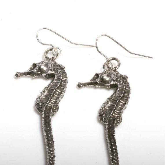 Seahorse Earrings 925 Sterling Silver - Zulasurfing Jewelry
 - 2