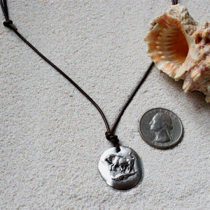 Taurus Zodiac pendant necklace - Zulasurfing Jewelry
 - 2