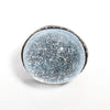 Larger than life Dichroic glass in Sterling silver cocktail ring - Zulasurfing Jewelry
 - 2