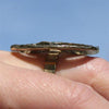 Swarovski crystal ring brass vintage style - Zulasurfing Jewelry
 - 3