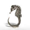 Sterling silver seahorse ring size 5-6.5 - Zulasurfing Jewelry
 - 1