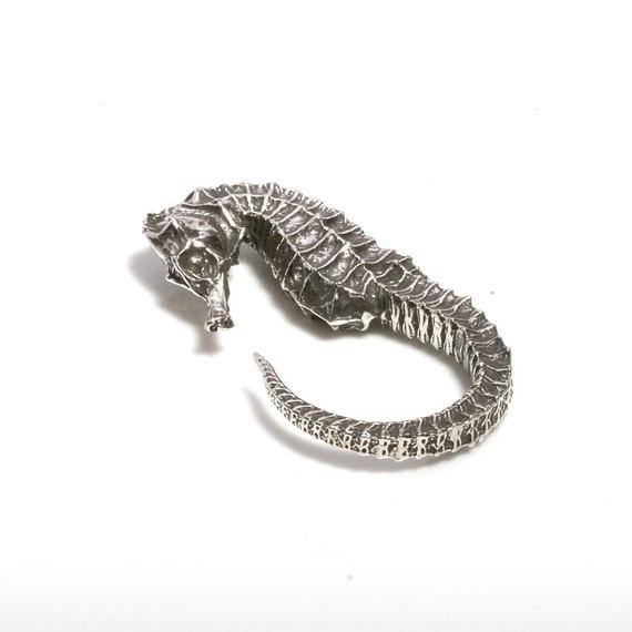 Sterling silver seahorse ring size 5-6.5 - Zulasurfing Jewelry
 - 3