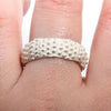 sea urchin band ring in sterling silver size 9 - Zulasurfing Jewelry
 - 3