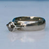 Sterling Silver and a Rose Cut Diamond Ring size 6 - Zulasurfing Jewelry
 - 2