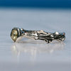 Sterling silver bush branch ring & yellow rose cut diamond engagement ring - Zulasurfing Jewelry
 - 4