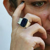 One of a kind Druzy in Sterling silver adjustable coil ring - Zulasurfing Jewelry
 - 2