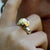 Sterling silver ring with a silver gold plated stone set atop size 6.5 - Zulasurfing Jewelry
 - 1