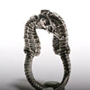 Seahorse Sterling Silver ring size 5-6.5 - Zulasurfing Jewelry
 - 1