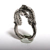 Seahorse Sterling Silver ring size 5-6.5 - Zulasurfing Jewelry
 - 3