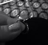 Sterling silver diamond all silver ring size 6 - Zulasurfing Jewelry
 - 4