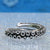 Small octopus tentacle adjustable silver ring - Zulasurfing Jewelry
 - 1