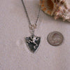 Sterling Silver Frog Shield Necklace - Zulasurfing Jewelry
 - 2
