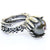 Octopus tentacle ring with a black tahitian pearl and a ruby set - Zulasurfing Jewelry
 - 1