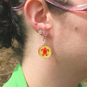 turtle earrings