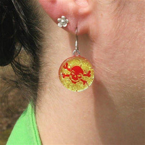 skull  earring 