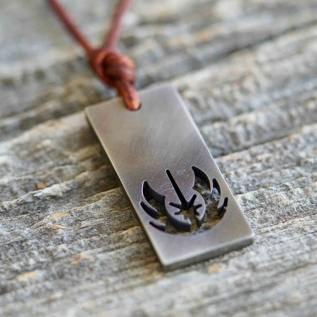 Jedi order Crest Logo Necklace Star Wars Jewelry Leia luke skywalker