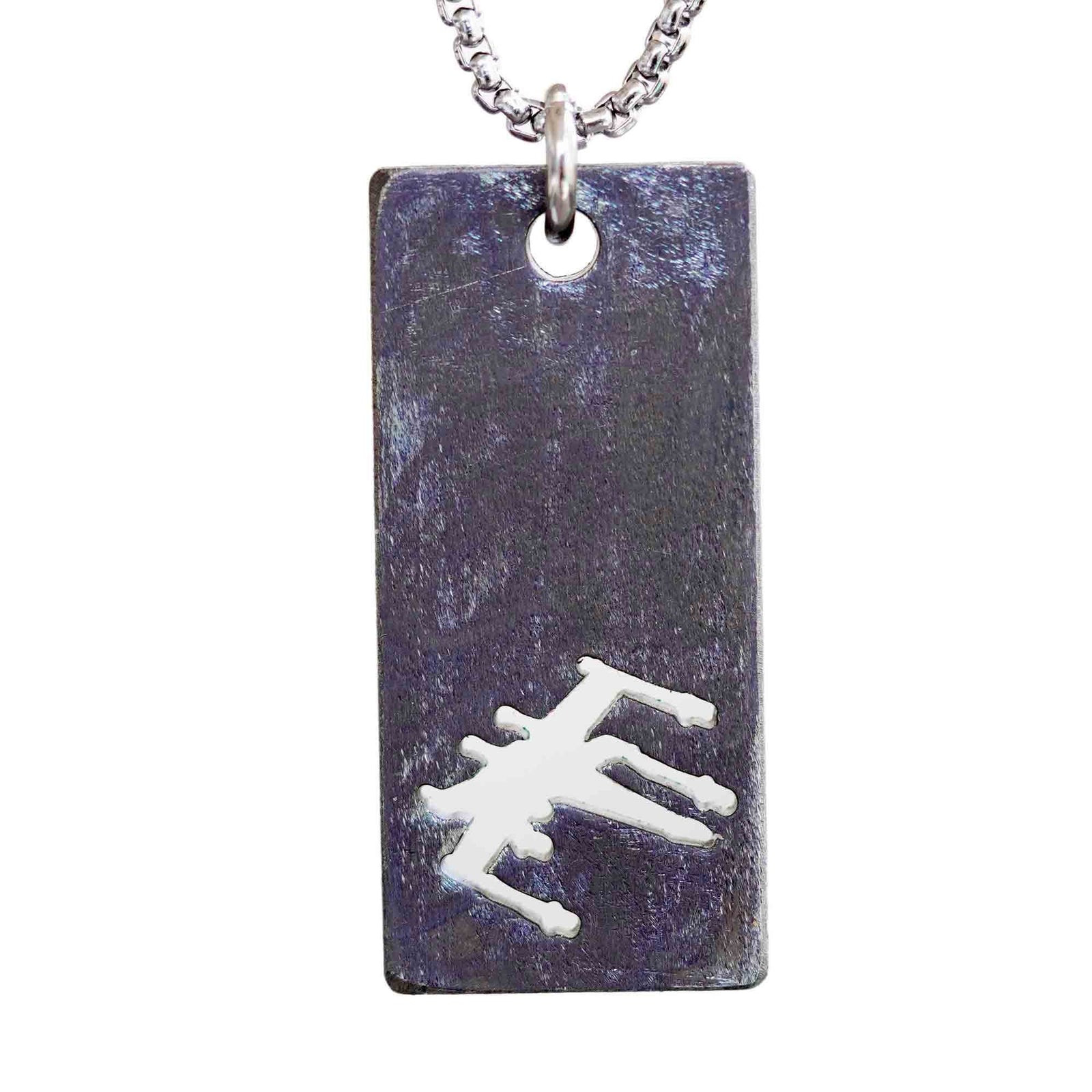 X wing Necklace Star Wars Jewelry Leia Organa luke skywalker 3 Thick 304 stainless steel