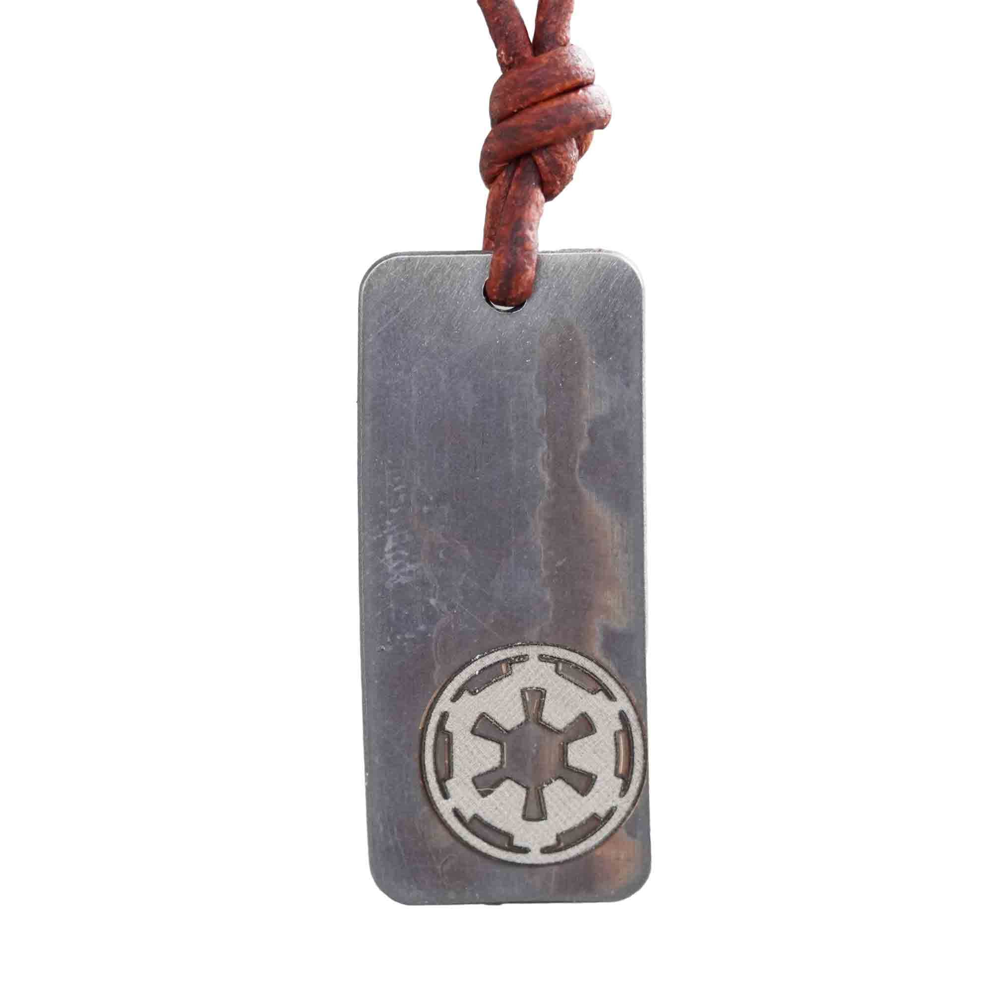 Galactic Empire Necklace Imperial Crest pendant Star Wars gift