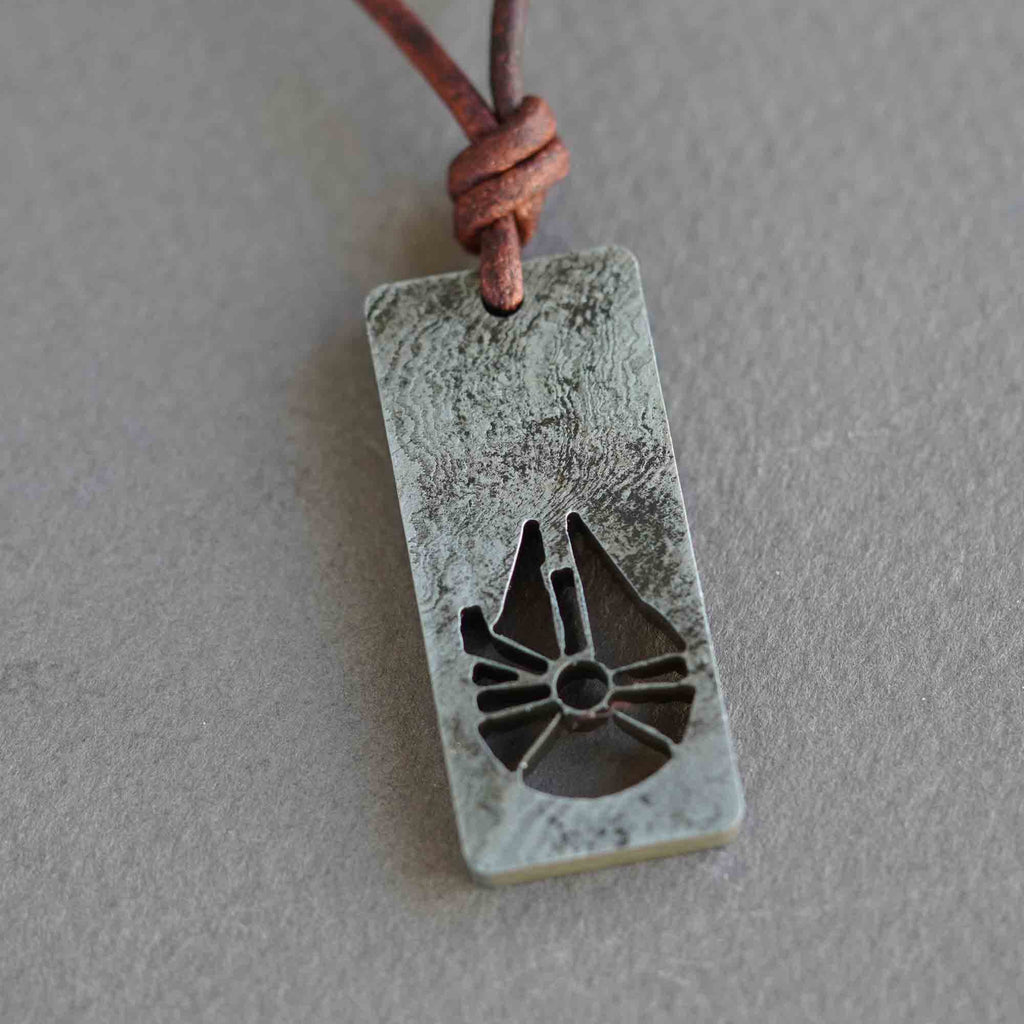 The Millennium Falcon Necklace star wars Jewelry clone war Jedi Rebellion