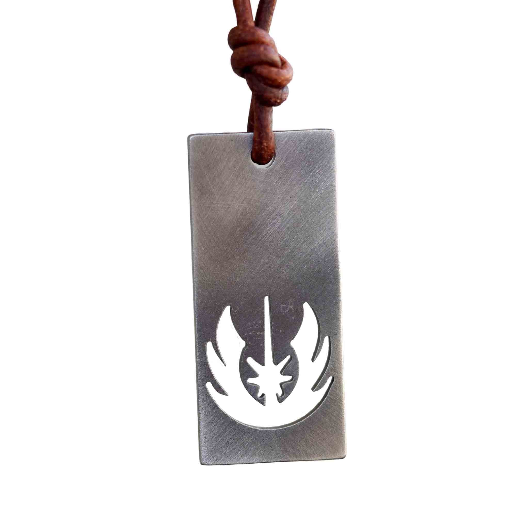 Jedi order Crest Logo Necklace Star Wars Jewelry Leia luke skywalker