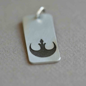 Rebel Alliance insignia Logo Necklace Star Wars Jewelry Clone Wars rebellion