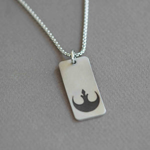 Rebel Alliance insignia Logo Necklace Star Wars Jewelry Clone Wars rebellion