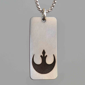 Rebel Alliance insignia Logo Necklace Star Wars Jewelry Clone Wars rebellion