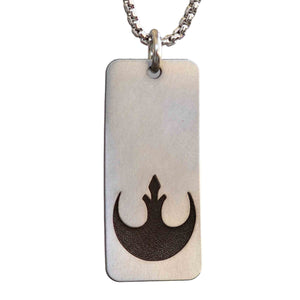 Rebel Alliance insignia Logo Necklace Star Wars Jewelry Clone Wars rebellion