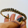 Octopus tentacle cuff bracelet in silver, brass, and gold options