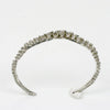 Octopus tentacle cuff bracelet worn on wrist
