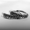 Octopus tentacle hoop earrings, small and large size options