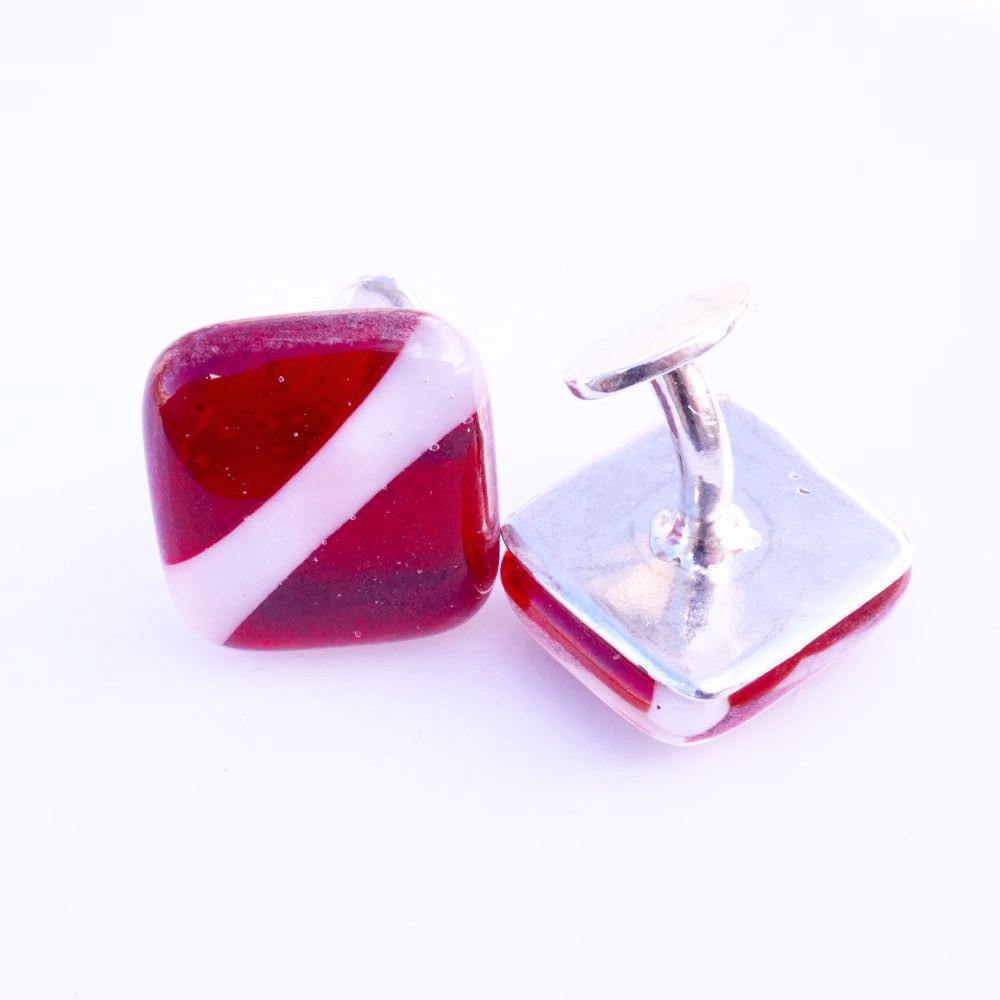 scuba down flag cufflinks