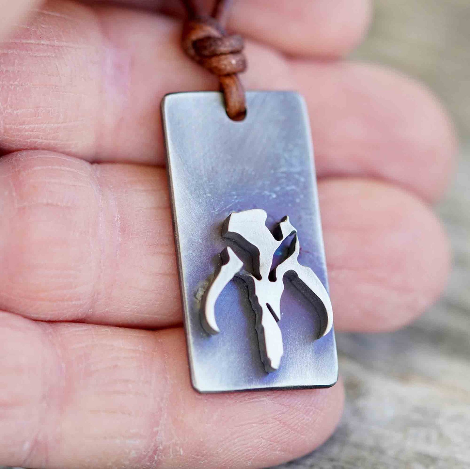 Star Wars Gifts Mandalorian Necklace Mythosaur skull